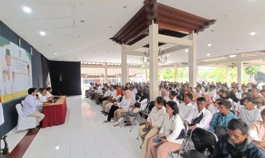 DPC Partai Gerindra Kabuoaten Purworejo, melakukan sosialisasi program 130 hari pemerintahan Prabowo-Gibran