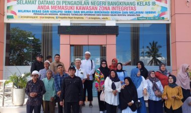 ANGGOTA KOPSAA M BACA SURAT YASIN DI PN BANGKINANG.