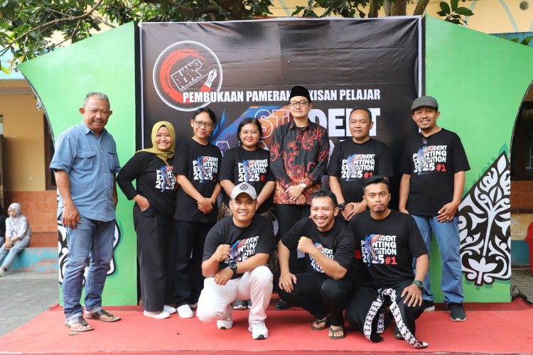 Puluhan Lukisan Karya Anak-Anak Purworejo Dipamerkan