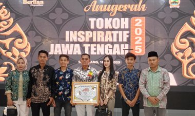 Terima Penghargaan Tokoh Inspiratif, Yanuar Arifin: Pemacu Terus Berbuat bagi Daerah