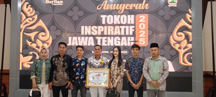 Terima Penghargaan Tokoh Inspiratif, Yanuar Arifin: Pemacu Terus Berbuat bagi Daerah