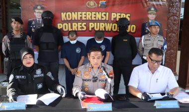Polres Purworejo Bekuk Pelaku Curanmor Di Banyuurip
