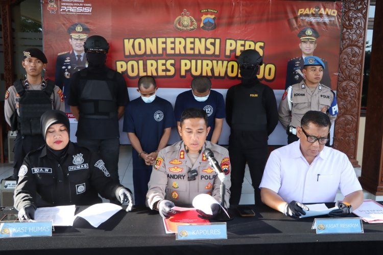 Polres Purworejo Bekuk Pelaku Curanmor Di Banyuurip