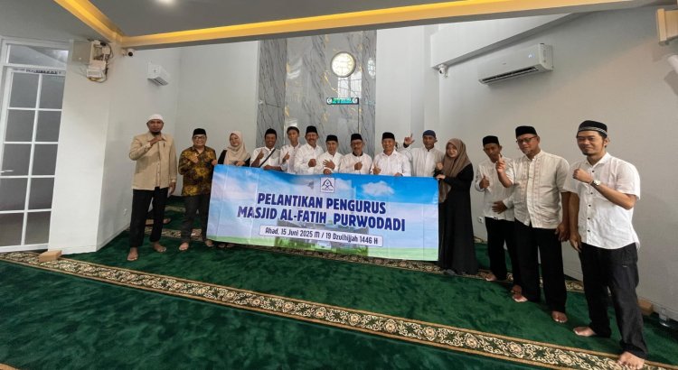 Resmi Dilantik, Pengurus Masjid Al Fatih Siap Makmurkan Masjid dan Berikan Manfaat kepada Umat