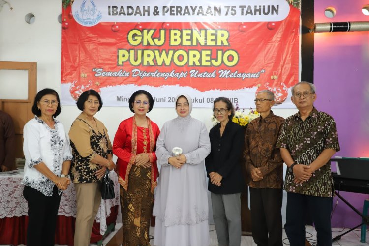 Milad ke-75 GKJ Bener, Bupati: Kemajuan Daerah Dimulai dari Masyarakat yang Religius