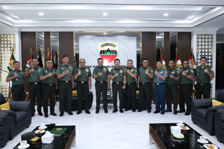 Tim Pokja Sahli Panglima TNI Bidang Komsos Diterima Pangdam I/BB di Makodam I/BB