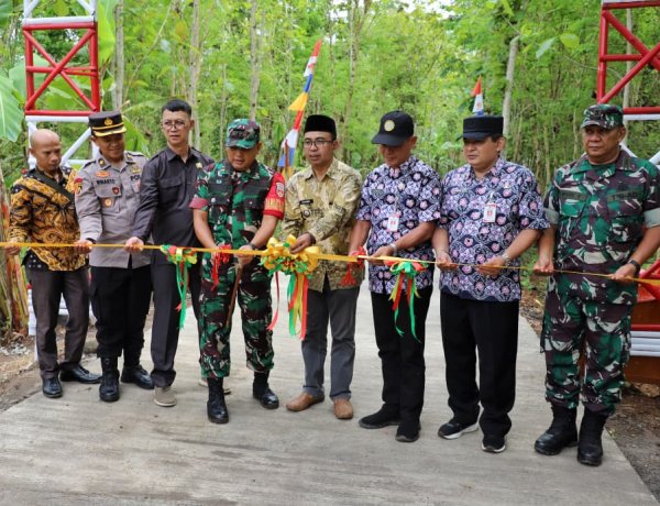 TMMD Sengkuyung Tahap IV Purworejo, Suskes Bangun Jalan Penghubung Antar Kecamatan