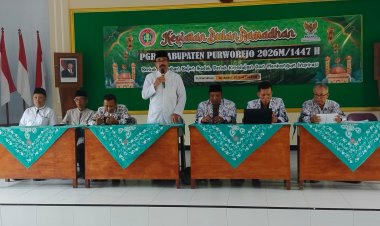 Lampaui Target Provinsi, PGRI Purworejo Hidupkan Semangat Ramadhan Lewat Khataman Al-Qur'an dan Santunan
