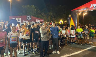 Tak Biasa! Jalanan Kutoarjo Disulap Jadi Arena Lari Ramadan, Peserta Membludak