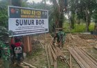 Hari Pertama Pasca Pembukaan TMMD Ke 129 Kodim 0313/KPR Giat Pembuatan Sumur Bor DI Pangkalan Terap