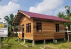 Meski Terkendala Bahan Material,Pembangunan RTLH Rumah Pak Dedi di Desa Pangkalan Terap Capai Progres 70 Persen