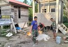 Pembangunan MCK Dusun 1 TMMD ke-129 Kodim 0313/KPR Capai Progres 87%, Masuki Tahan Pemasangan Keramik   