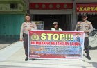 Polsek Pangkalan Kerinci Patroli Daerah Rawan Karhutla, Sosialisasikan Larangan Membakar Hutan dan Lahan