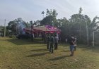 Jelang Penutupan TMMD ke-129 Kodim 0313/KPR, Satgas Gelar Persiapan Upacara di Lapangan Kantor Desa Pangkalan Terap