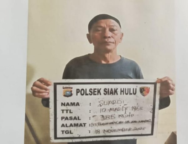 Rampas Tanahnya 10 Ha, Ilmanosa Minta  Suardi Datuk Maharaja  Besar Tetap Diproses Hukum.     Detik  Aktual  News.Com