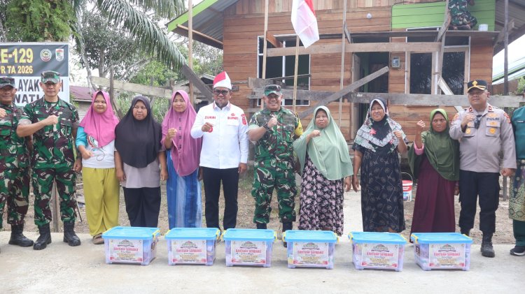 Tinjau Hasil Pembangunan TMMD ke-129, Tim Wasev Mabesad  Brigjen TNI Zulfirman Chaniago, S.I.P., M.Han Evaluasi Sasaran Fisik