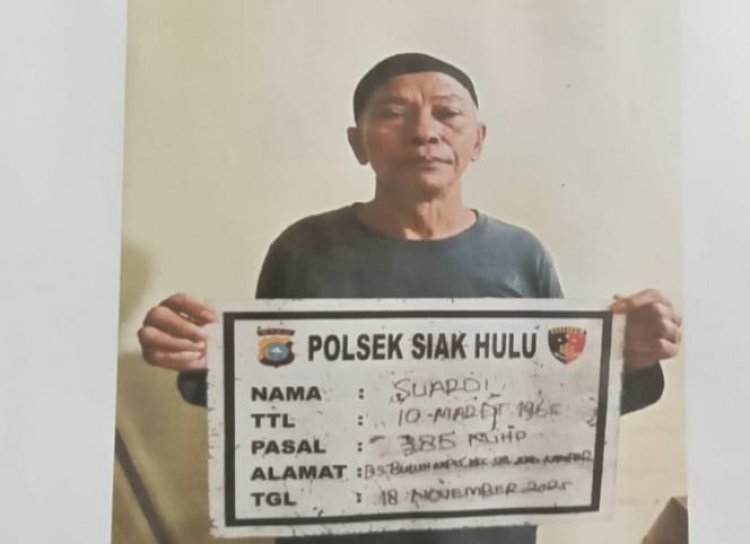 Rampas Tanahnya 10 Ha, Ilmanosa Minta  Suardi Datuk Maharaja  Besar Tetap Diproses Hukum.     Detik  Aktual  News.Com